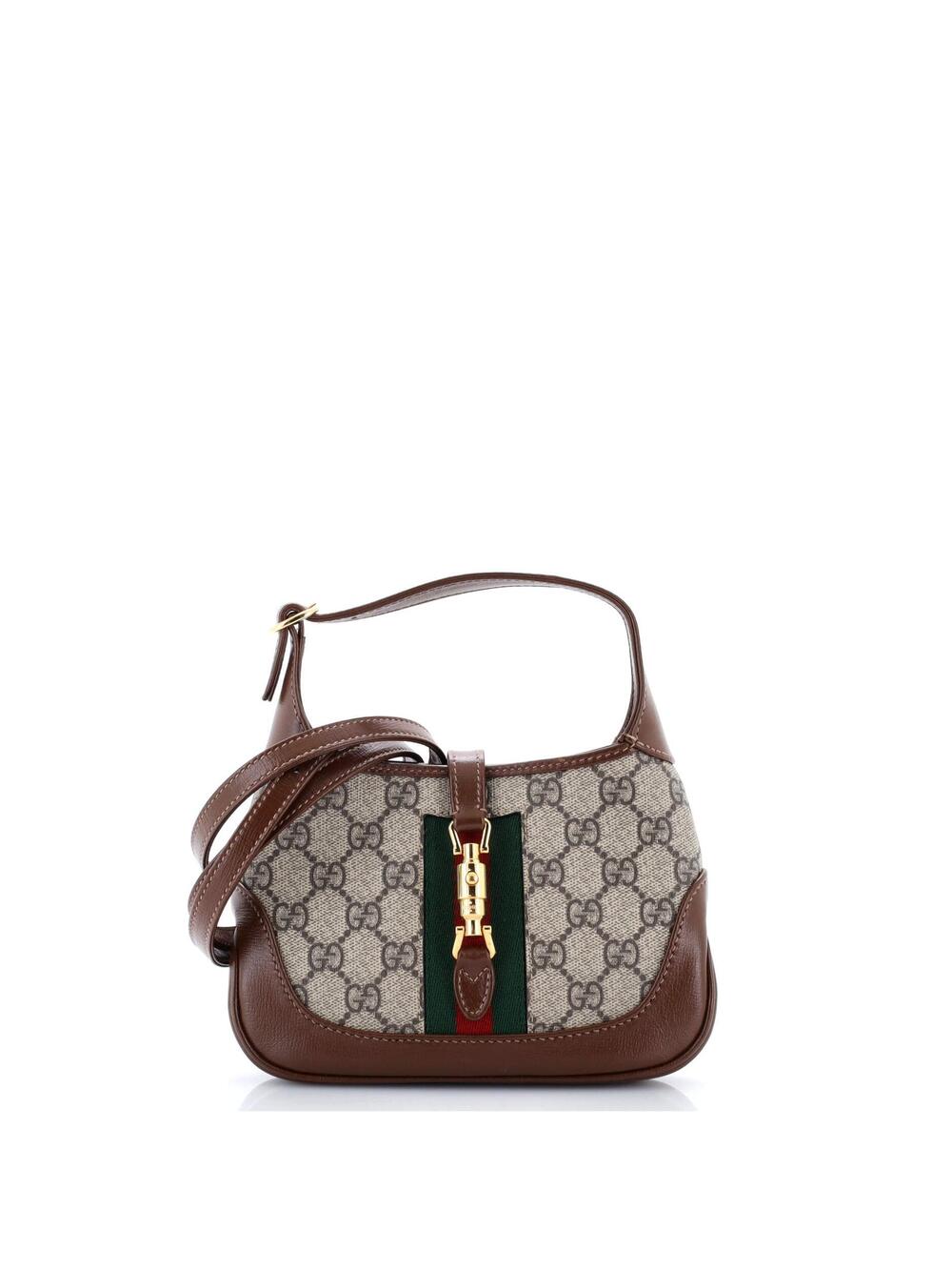 Gucci Jackie Hobo Gg Coated Canvas Mini #229680G20B